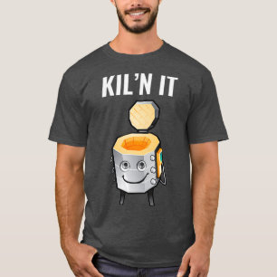 Lustiges Geschenk für Keramiklehrer Brennofen Kera T-Shirt