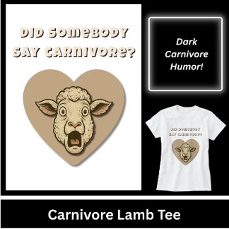 Lustiges Geschenk für Lammfleischliebhaber T-Shirt