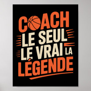 Lustiges Geschenk für Männer Sketll Coach Humor Sk Poster