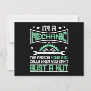 Lustiges Geschenk für Mechaniker Erwachsenen Humor Einladung