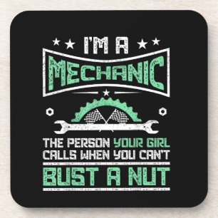 Lustiges Geschenk für Mechaniker Erwachsenen Humor Getränkeuntersetzer