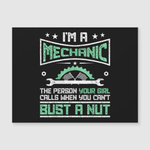Lustiges Geschenk für Mechaniker Erwachsenen Humor Magnetkarte