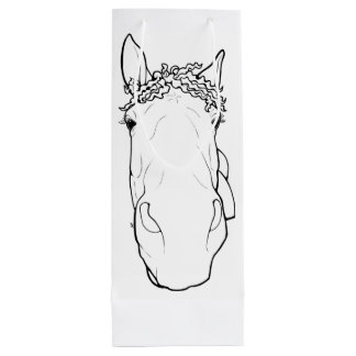 Lustiges Geschenk für Pferdeliebhaber Whimsical Su Geschenktüte Für Weinflaschen