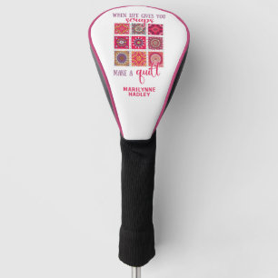 Lustiges Geschenk für Quilter Golf Headcover