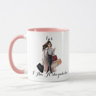 Lustiges Geschenk für sie, Shopaholic-Geschenktass Tasse
