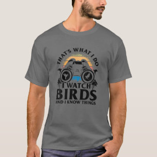 Lustiges Geschenk für Vogelbeobachter, coole Vogel T-Shirt
