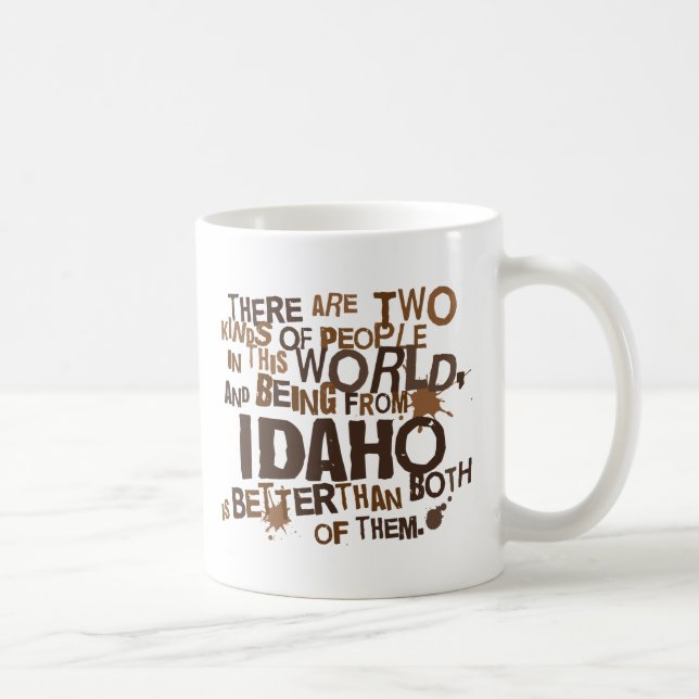 (Lustiges) Geschenk Idahos Tasse (Rechts)