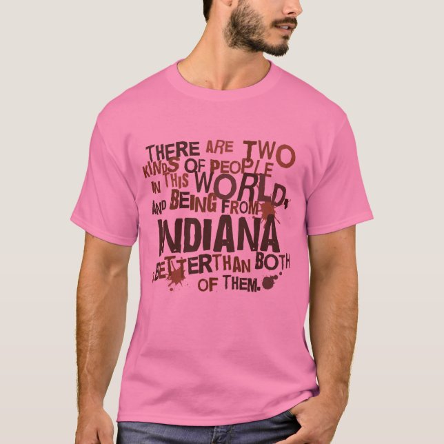 (Lustiges) Geschenk Indianas T-Shirt (Vorderseite)