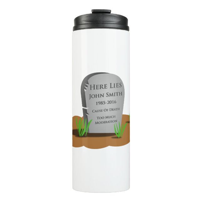 lustiges Geschenk Thermosbecher (Vorderseite)