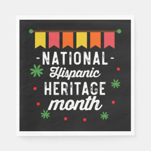 Lustiges Geschenk zum National Hispanic Heritage M Serviette