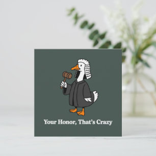 Lustiges Geschenk zur Abschlussfeier der Gänse-Anw Einladung