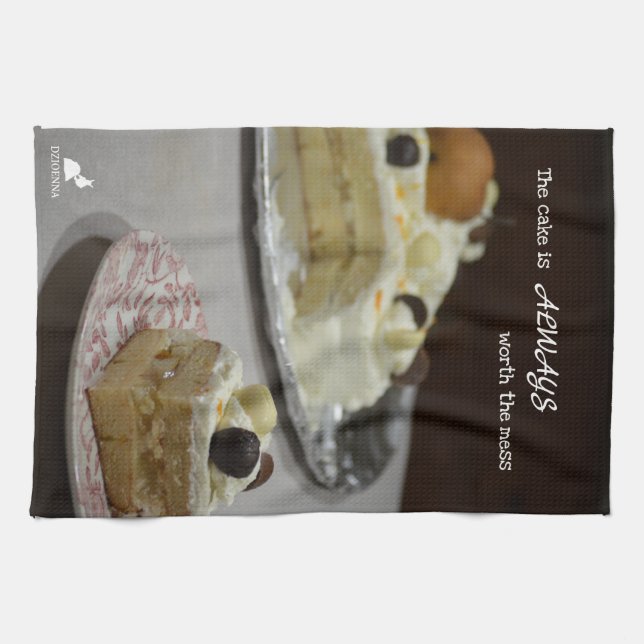 Lustiges Geschirrtuch (Horizontal)