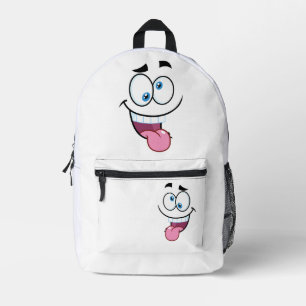 lustiges Gesicht Bedruckter Rucksack