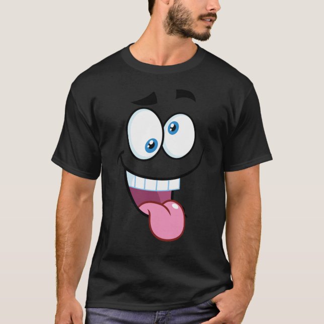 lustiges Gesicht T-Shirt (Vorderseite)