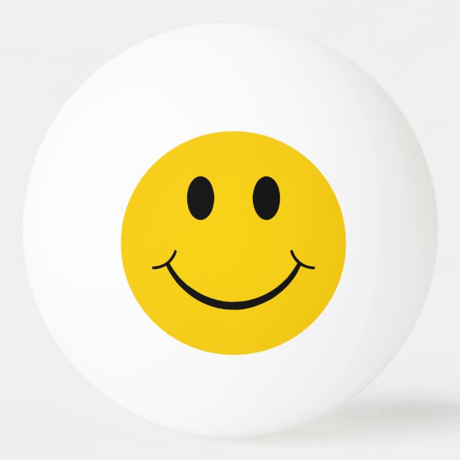 Lustiges Gesicht Tischtennisball (Vorderseite)
