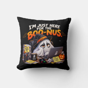 Lustiges Gespenst Boo-nus Halloween-Wurfkissen Kissen