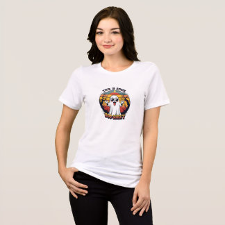 Lustiges Gespenst “Boo Sheet” Halloween Tri-Blend Shirt