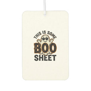 Lustiges Gespenst Boo Sheet Vintage Halloween-Shir Autolufterfrischer