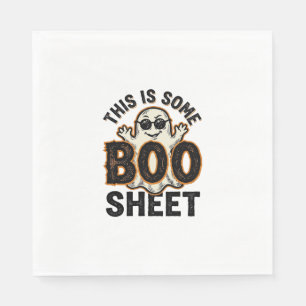 Lustiges Gespenst Boo Sheet Vintage Halloween Shir Serviette