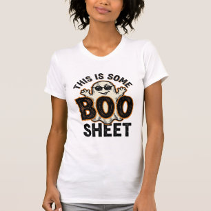 Lustiges Gespenst Boo Sheet Vintage Halloween Shir T-Shirt