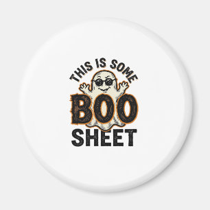 Lustiges Gespenst Boo Sheet Vintage Halloween T-Sh Magnet