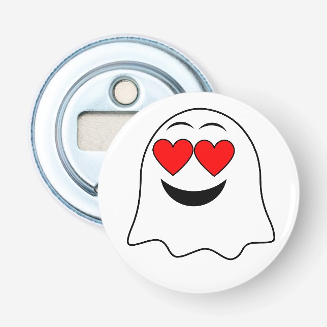 Lustiges Gespenst-Emoji! Flaschenöffner (Vorderseite)