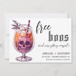 Lustiges Getränk Kostenlose Spukbilder Halloween-H Save The Date