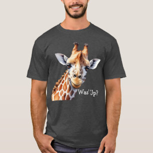 Lustiges Giraffen-Liebhaber-T-Shirt, Was' los? T-Shirt