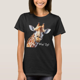 Lustiges Giraffen-Liebhaber-T-Shirt, Was' los? T-Shirt