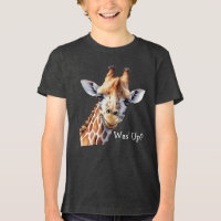 Lustiges Giraffen-Liebhaber-T-Shirt, Was' los?