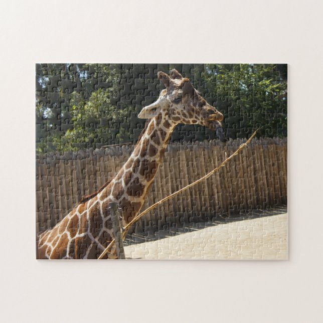 Lustiges Giraffen-Puzzlespiel Puzzle (Horizontal)