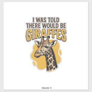 Lustiges Giraffen-Vintage-Stickerei-Shirt-Design_1 Aufkleber
