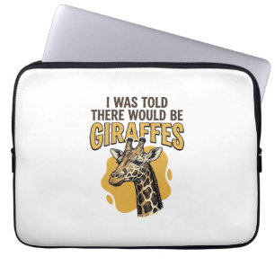 Lustiges Giraffen-Vintage-Stickerei-Shirt-Design_1 Laptopschutzhülle