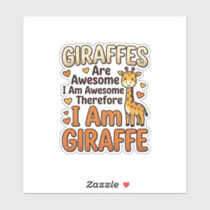 Lustiges Giraffenliebhaber Vintage Gravur Shirt De Aufkleber