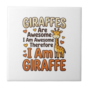 Lustiges Giraffenliebhaber Vintage Gravur Shirt De Fliese