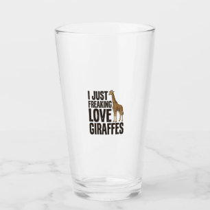 Lustiges Giraffenliebhaber Vintage Gravur Shirt De Glas