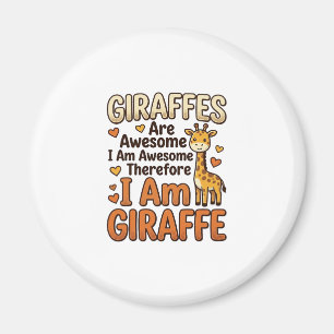 Lustiges Giraffenliebhaber Vintage Gravur Shirt De Magnet