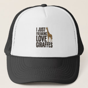 Lustiges Giraffenliebhaber Vintage Gravur Shirt De Truckerkappe