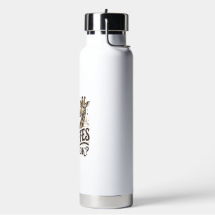 Lustiges Giraffenliebhaber Vintage-Typografie-Shir Trinkflasche