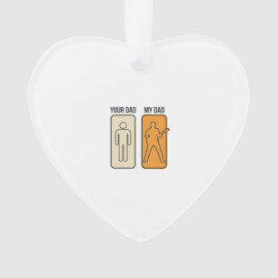 Lustiges Gitarre Papa Vintage Gravur Shirt Design_ Ornament