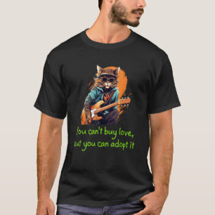 Lustiges Gitarren-Katzenkostüm für Katzenzucht und T-Shirt