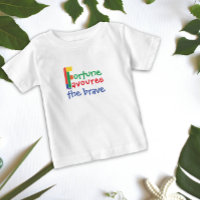 Lustiges Glück gehört den Tapferen T-Shirt