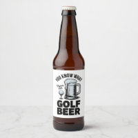 Lustiges Golf Bier Golfer Geschenk Bier Humor Golf