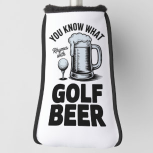 Lustiges Golf Bier Golfer Geschenk Bier Humor Golf Headcover