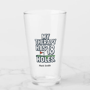 Lustiges Golf-Obsession-Zitat für Golf-Süchtige  Glas