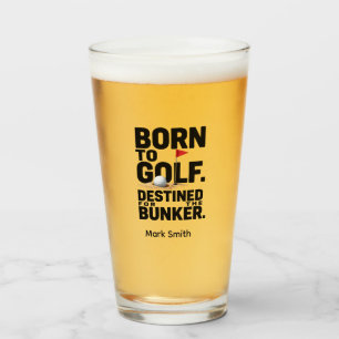Lustiges Golf-Obsession-Zitat für Golf-Süchtige  Glas