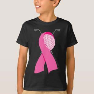 Lustiges Golf Rosa Band Brustkrebs-Bewusstsein Sup T-Shirt