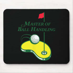 Lustiges Golf-Shirt - Meister der Ballbehandlung f Mousepad