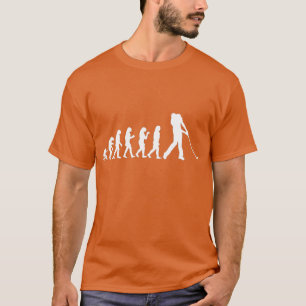 Lustiges Golfen von Männern Golfspielender Höhlenm T-Shirt
