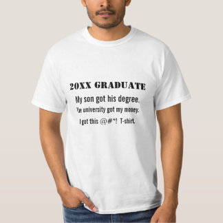 Lustiges graduiertes Shirt für Eltern